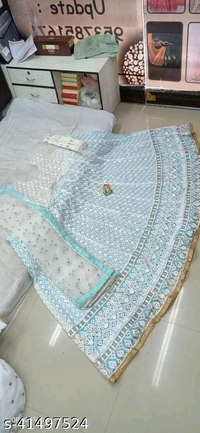 Stylish Lehnga - light parrot 