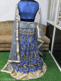 Preety Lehnga - sky blue