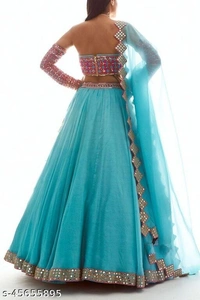 Sky Blue Lehnga - sky blue