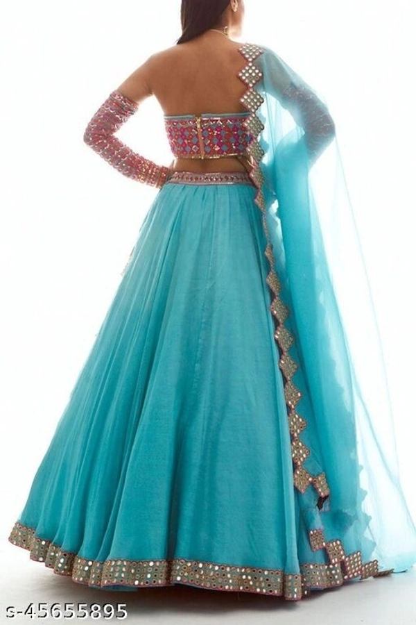 Sky Blue Lehnga - sky blue