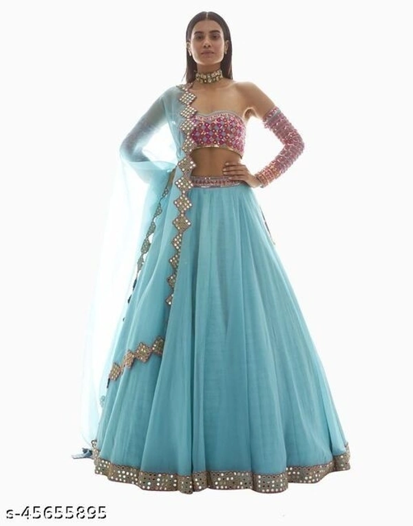 Sky Blue Lehnga - sky blue