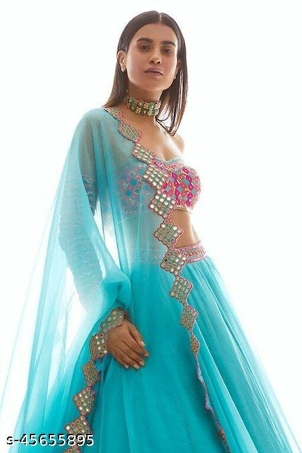 Sky Blue Lehnga - sky blue