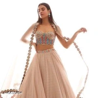 Cream Colour Lehnga - cream