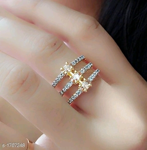 American Diamond Rings - silver