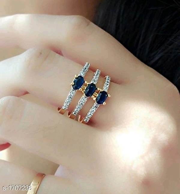 American Diamond Rings - silver
