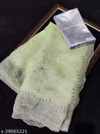 Stylish Saree - light green