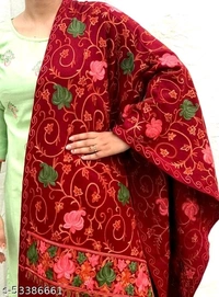 Women Shawl - red