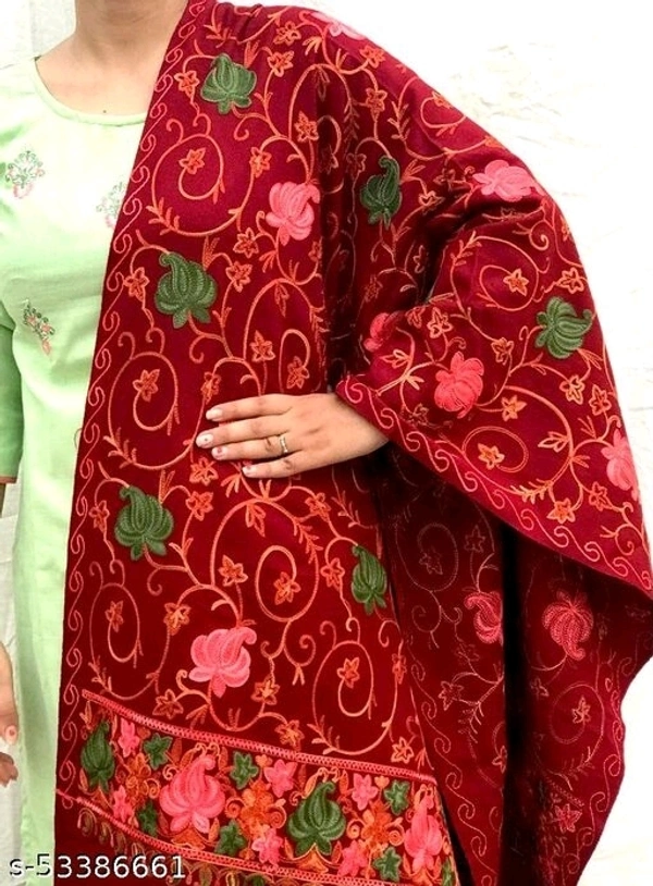 Women Shawl - red