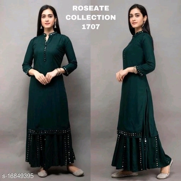 Kurti With Pant  - yellow,red