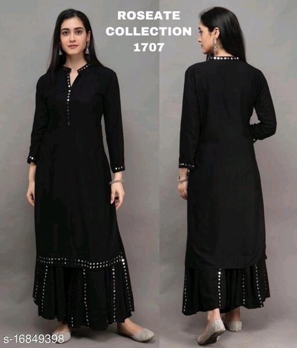 Kurti With Pant  - yellow,red
