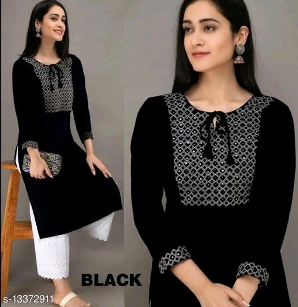 Plazo With Kurti - black,red, green