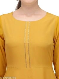 Mustard Kurti Set  - Mustard yellow