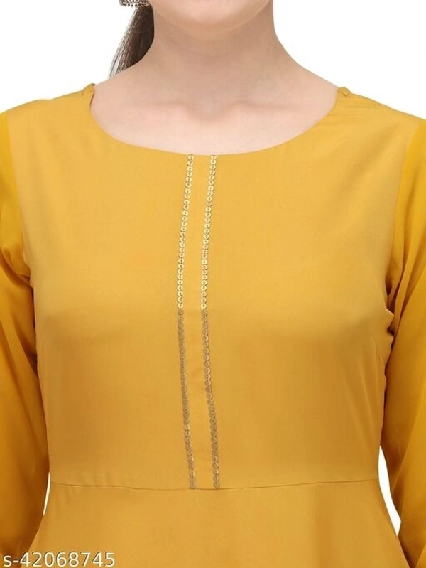 Mustard Kurti Set  - Mustard yellow