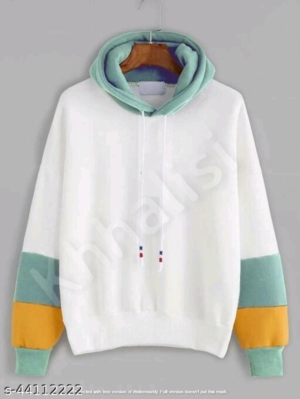Women Sweatshirt - white,baby pink