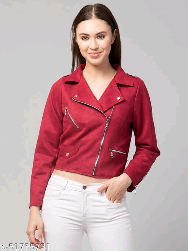 Women Jacket - red, mustard, light olive