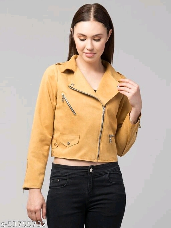 Women Jacket - red, mustard, light olive