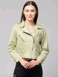 Women Jacket - red, mustard, light olive