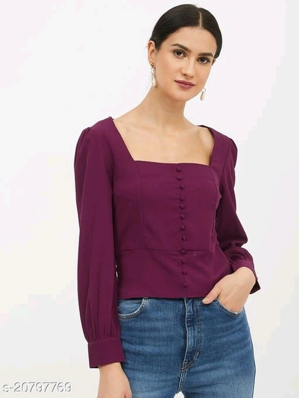 Urban Stylish Tops - peach,mehroon, mustard,blue, light blue