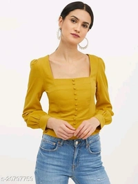 Urban Stylish Tops - peach,mehroon, mustard,blue, light blue