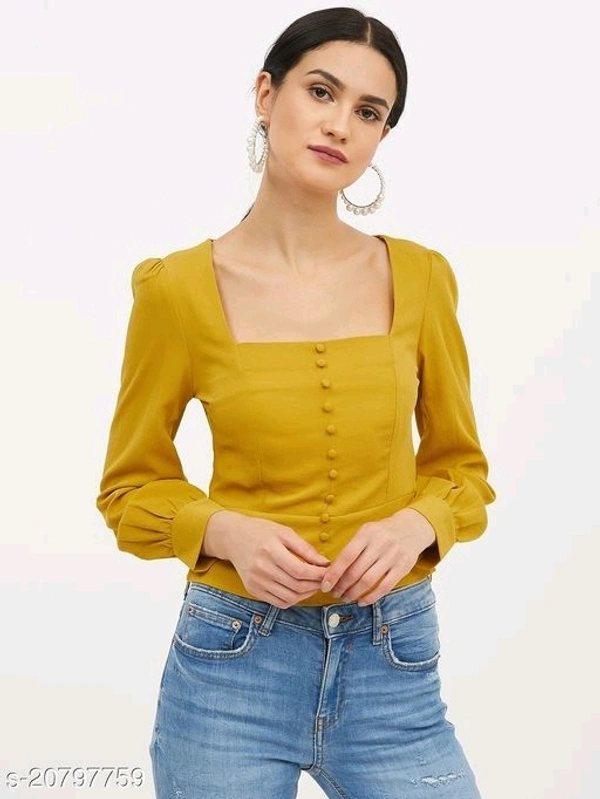 Urban Stylish Tops - peach,mehroon, mustard,blue, light blue