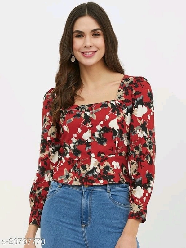 Polka Dot Tops - black,red