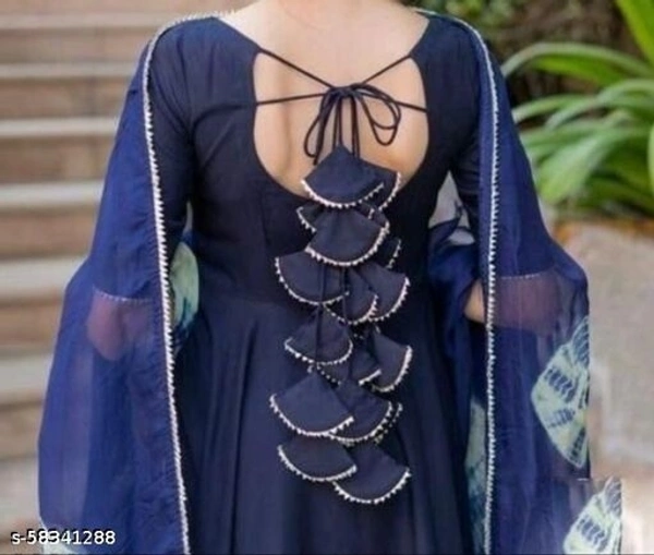 Beautiful Anarkali Kurta Set - blue
