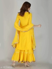 Haldi Function Kurta Set - yellow