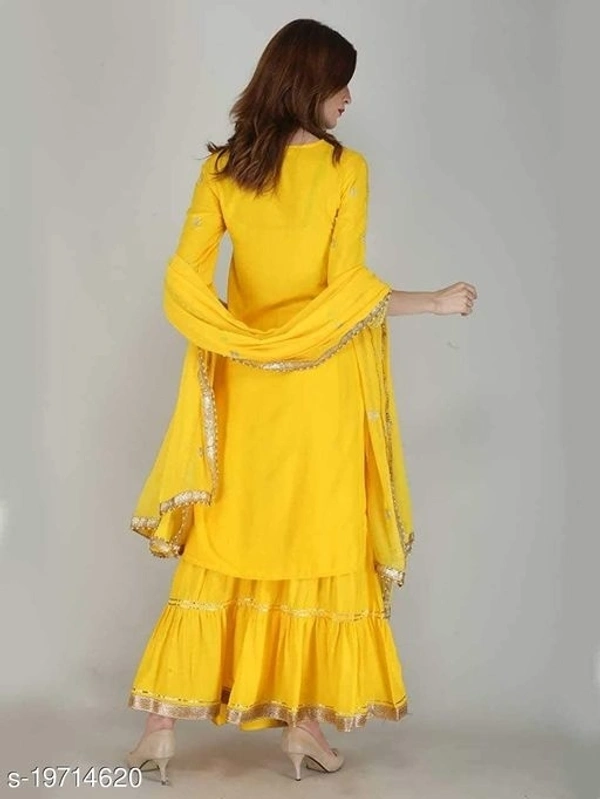 Haldi Function Kurta Set - yellow