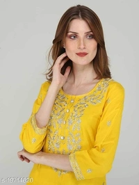 Haldi Function Kurta Set - yellow
