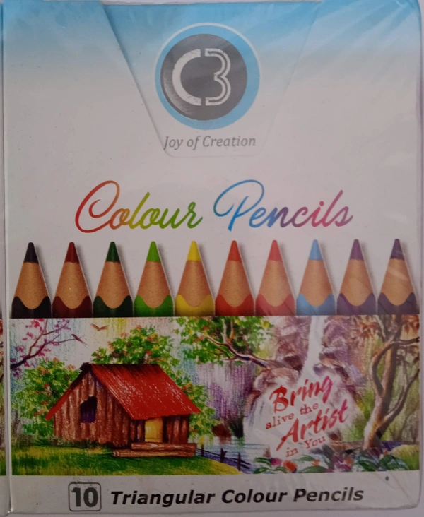 10 Color Pencils - 33 g