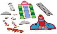 Funvention | Space Rocket - 3D Coloring Model - DIY Desk Organizer Pen Stand - STEM Leanring 3D Puzzle Toy -Art, Coloring and Painting Kit for Kids -Birthday Return Gift,3D Mechanical Do IT Yourself Toy - Multi, Yes, No, Engineered MDF Wood, 21 x 13 x 12 CM, Funvention, 200 grams, Shipping Charges will be added during checkout. Order will be shipped within 2-4 working days. Delivery time may vary due to COVID-19 , rainy season and delivery location.  TrackingID will be provided  to check the  real time stat