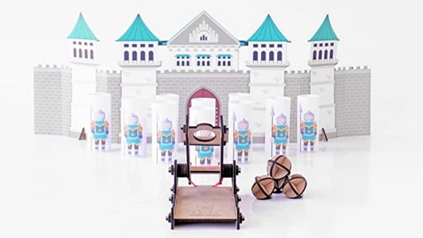 Funvention | Catapult Mania - Build & Play 6 Unique Games - DIY Science Educational Toy for Kids-STEM Kit for Kids, Educational Games, DIY Kit for Kids - Multi, Yes, No, Engineered MDF Wood, 34.04 x 25.65 x 8.64 cm, Funvention, 500 grams, Price mentioned inclusive of Tax, Shipping, Packing Cost. Shipping ONLY within INDIA is available. Order will be shipped within 1-2 working days upon payment done. Delivery time may vary due to COVID-19 , rainy season and delivery location.  TrackingID will be provided  to