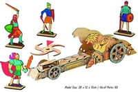 Funvention | for Little Scientist in Every Kid DIY Mechanical Model - Science Educational Wooden Toy for Bahubali Fans - Multi, Yes, No, Engineered MDF Wood, 35 x 11.99 x 15.01 cm, Funvention, 800 grams, Shipping Charges will be added during checkout. Order will be shipped within 2-4 working days. Delivery time may vary due to COVID-19 , rainy season and delivery location.  TrackingID will be provided  to check the  real time status of delivery. For any further queries related to order, Kindly send what's a