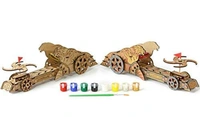 Funvention | for Little Scientist in Every Kid DIY Mechanical Model - Science Educational Wooden Toy for Bahubali Fans - Multi, Yes, No, Engineered MDF Wood, 35 x 11.99 x 15.01 cm, Funvention, 800 grams, Shipping Charges will be added during checkout. Order will be shipped within 2-4 working days. Delivery time may vary due to COVID-19 , rainy season and delivery location.  TrackingID will be provided  to check the  real time status of delivery. For any further queries related to order, Kindly send what's a