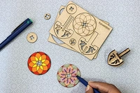 Funvention | Spinning Top Kits -Set of 6 DIY Coloring Puzzle for Kids-STEM Learning Toys Build-Color-Play Birthday Return Gift - Multi, Yes, No, Engineered MDF Wood, 27 x 19 x 4 cm, Funvention, 300 grams, Shipping Charges will be added during checkout. Order will be shipped within 2-4 working days. Delivery time may vary due to COVID-19 , rainy season and delivery location.  TrackingID will be provided  to check the  real time status of delivery. For any further queries related to order, Kindly send what's 