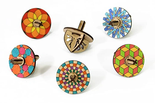 Funvention | Spinning Top Kits -Set of 6 DIY Coloring Puzzle for Kids-STEM Learning Toys Build-Color-Play Birthday Return Gift - Multi, Yes, No, Engineered MDF Wood, 27 x 19 x 4 cm, Funvention, 300 grams, Shipping Charges will be added during checkout. Order will be shipped within 2-4 working days. Delivery time may vary due to COVID-19 , rainy season and delivery location.  TrackingID will be provided  to check the  real time status of delivery. For any further queries related to order, Kindly send what's 