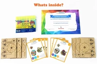 Funvention | Spinning Top Kits -Set of 6 DIY Coloring Puzzle for Kids-STEM Learning Toys Build-Color-Play Birthday Return Gift - Multi, Yes, No, Engineered MDF Wood, 27 x 19 x 4 cm, Funvention, 300 grams, Shipping Charges will be added during checkout. Order will be shipped within 2-4 working days. Delivery time may vary due to COVID-19 , rainy season and delivery location.  TrackingID will be provided  to check the  real time status of delivery. For any further queries related to order, Kindly send what's 