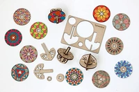 Funvention | Spinning Top Kits -Set of 6 DIY Coloring Puzzle for Kids-STEM Learning Toys Build-Color-Play Birthday Return Gift - Multi, Yes, No, Engineered MDF Wood, 27 x 19 x 4 cm, Funvention, 300 grams, Shipping Charges will be added during checkout. Order will be shipped within 2-4 working days. Delivery time may vary due to COVID-19 , rainy season and delivery location.  TrackingID will be provided  to check the  real time status of delivery. For any further queries related to order, Kindly send what's 
