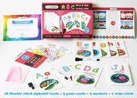 Funvention- for Little Scientist in Every Kid ABC Alphabet Write and Wipe Activity Writing Practice Cards Learning Games, Educational Toys for Children 3-6 Years - Multi, Yes, No, Plastic Sheets, 27 x 19 x 4 cm, Funvention, 300 grams, Shipping Charges will be added during checkout. Order will be shipped within 2-4 working days. Delivery time may vary due to COVID-19 , rainy season and delivery location.  TrackingID will be provided  to check the  real time status of delivery. For any further queries related