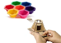 Funvention | Disc Launcher - DIY Science Educational Toy - STEM Learning Kit for Kids - Multi, Yes, No, Engineered MDF Wood, 15.01 x 11.99 x 11.99 cm, Funvention, 300 grams, Shipping Charges will be added during checkout. Order will be shipped within 2-4 working days. Delivery time may vary due to COVID-19 , rainy season and delivery location.  TrackingID will be provided  to check the  real time status of delivery. For any further queries related to order, Kindly send what's app to PieceofPassion Customer 