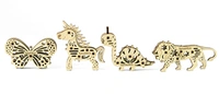 Funvention | for Little Scientist in Every Kid Fun Fidgets Jungle DIY Miniature Lion; Unicorn; Dino and Butterfly Mechanical Models STEM Learning 3D Puzzle Kit -Set of 4 - Multi, Yes, No, Engineered MDF Wood, 19 x 4 x 27 cm, Funvention, 350 grams, Shipping Charges will be added during checkout. Order will be shipped within 2-4 working days. Delivery time may vary due to COVID-19 , rainy season and delivery location.  TrackingID will be provided  to check the  real time status of delivery. For any further qu