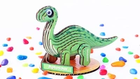 Funvention | Aptosaur 3D Model Puzzle Kit - DIY 3D Puzzle for Kids - Educational Toys - Green, Yes, No, Paper, Cardboard, 26 x 18 x 5.4 cm, Funvention, 200 grams, Shipping Charges will be added during checkout. Order will be shipped within 2-4 working days. Delivery time may vary due to COVID-19 , rainy season and delivery location.  TrackingID will be provided  to check the  real time status of delivery. For any further queries related to order, Kindly send what's app to PieceofPassion Customer Care at +91