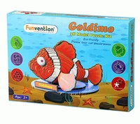 Funvention | Goldimo 3D Model Puzzle Kit - DIY 3D Puzzle for Kids - Educational Toys - Red Orange, 26, Yes, No, Paper, Cardboard, 26.2 x 18.6 x 5.5 cm, Funvention, 200 grams, Shipping Charges will be added during checkout. Order will be shipped within 2-4 working days. Delivery time may vary due to COVID-19 , rainy season and delivery location.  TrackingID will be provided  to check the  real time status of delivery. For any further queries related to order, Kindly send what's app to PieceofPassion Customer