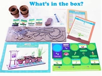 Funvention | Garden Drip Irrigation Kit DIY Science Educational Toy, STEM Learning Kit, Birthday Gifts - Multi, Yes, No, High Quality Engineered Wood, Paper, Coir Pot, Seeds & Soil Coin, 40 x 15 x 20 cm, Funvention, 800 grams, Shipping Charges will be added during checkout. Order will be shipped within 2-4 working days. Delivery time may vary due to COVID-19 , rainy season and delivery location.  TrackingID will be provided  to check the  real time status of delivery. For any further queries related to orde
