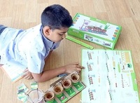 Funvention | Garden Drip Irrigation Kit DIY Science Educational Toy, STEM Learning Kit, Birthday Gifts - Multi, Yes, No, High Quality Engineered Wood, Paper, Coir Pot, Seeds & Soil Coin, 40 x 15 x 20 cm, Funvention, 800 grams, Shipping Charges will be added during checkout. Order will be shipped within 2-4 working days. Delivery time may vary due to COVID-19 , rainy season and delivery location.  TrackingID will be provided  to check the  real time status of delivery. For any further queries related to orde