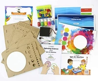 Funvention | for Little Scientist in Every Kid Spin Art Machine, DIY, STEM Learning Kit, Educational Toy, Art, Colouring, Painting Build and Play Kit for Kids and Grown up - mULTI, Yes, 1 9V batteries required., Engineered MDF Wood, Paper Cardboard, 26 x 18 x 8 cm, Funvention, 850 grams, Shipping Charges will be added during checkout. Order will be shipped within 2-4 working days. Delivery time may vary due to COVID-19 , rainy season and delivery location.  TrackingID will be provided  to check the  real ti