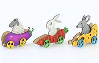 Funvention | Veggie Cars (Set of 3 DIY Vegetables Shaped Cars) Build, Color & Play DIY Puzzle Toy Cars for Kids Art & Craft Toy - Multi, Yes, No, Engineered MDF Wood, 24.8 x 18 x 3.2 cm, Funvention, 300 grams, Shipping Charges will be added during checkout. Order will be shipped within 2-4 working days. Delivery time may vary due to COVID-19 , rainy season and delivery location.  TrackingID will be provided  to check the  real time status of delivery. For any further queries related to order, Kindly send wh