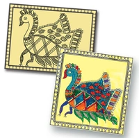 Toykraft | Simple and symbolic Madhubani | Sand art kit to make 4 traditional art pictures using coloured sand for 5+ years to adult. - Multi, Yes, No, Sand, Art Template, Toykraft, 400 grams, Shipping Charges will be added during checkout. Order will be shipped within 2-4 working days. Delivery time may vary due to COVID-19 , rainy season and delivery location.  TrackingID will be provided  to check the  real time status of delivery. For any further queries related to order, Kindly send what's app to Piece