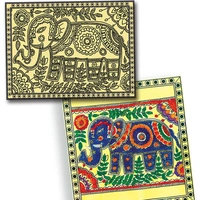 Toykraft | Simple and symbolic Madhubani | Sand art kit to make 4 traditional art pictures using coloured sand for 5+ years to adult. - Multi, Yes, No, Sand, Art Template, Toykraft, 400 grams, Shipping Charges will be added during checkout. Order will be shipped within 2-4 working days. Delivery time may vary due to COVID-19 , rainy season and delivery location.  TrackingID will be provided  to check the  real time status of delivery. For any further queries related to order, Kindly send what's app to Piece