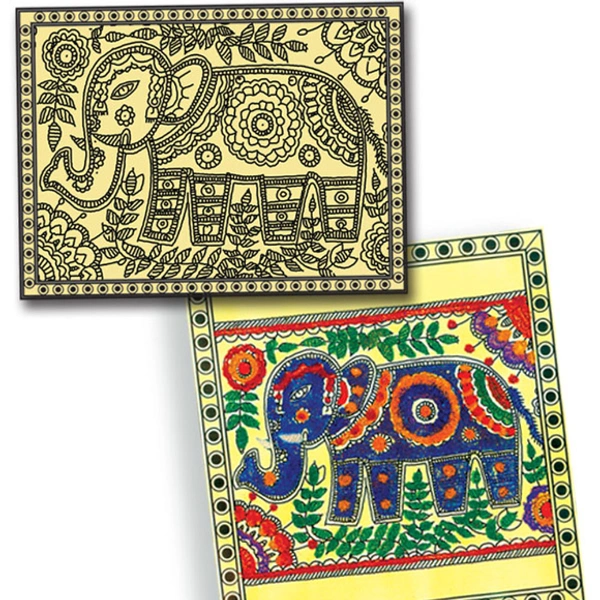 Toykraft | Simple and symbolic Madhubani | Sand art kit to make 4 traditional art pictures using coloured sand for 5+ years to adult. - Multi, Yes, No, Sand, Art Template, Toykraft, 400 grams, Shipping Charges will be added during checkout. Order will be shipped within 2-4 working days. Delivery time may vary due to COVID-19 , rainy season and delivery location.  TrackingID will be provided  to check the  real time status of delivery. For any further queries related to order, Kindly send what's app to Piece